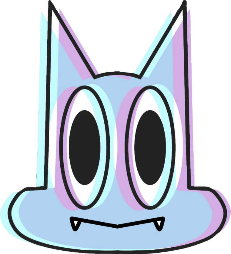 Logotipo rosto mascote Anicat