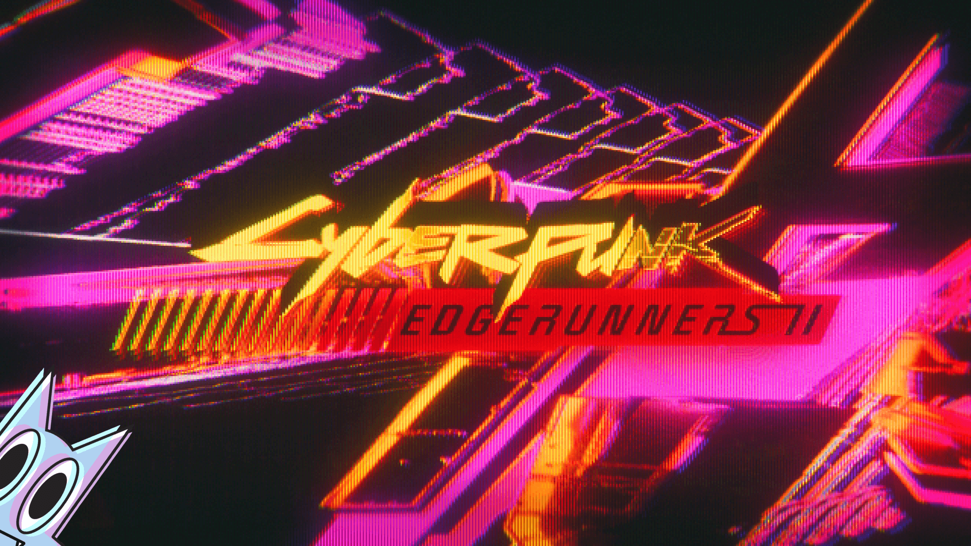 Banner e logos promocionais do Cyberpunk Edgerunners 2