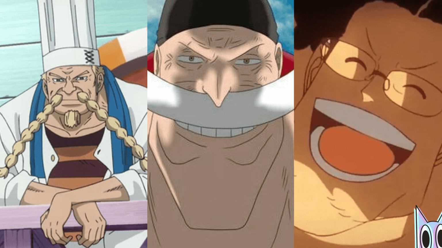 Montagem emocionante com os pais mais heroicos de One Piece: Kuma, Barba Branca, Zeff.