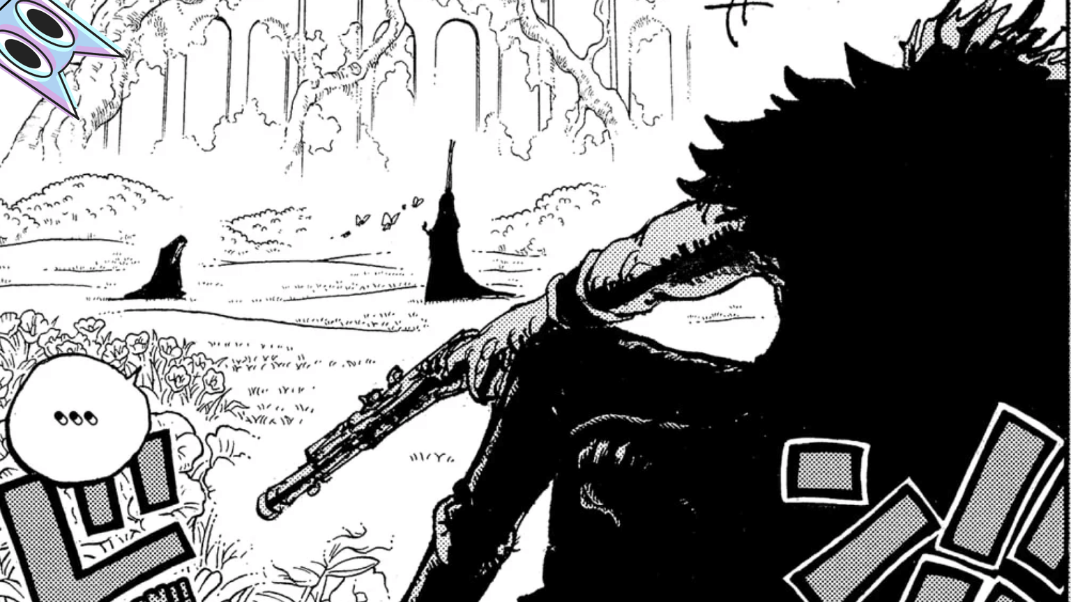 Rocks D. Xebec confrontando Imu na Sala das Flores.