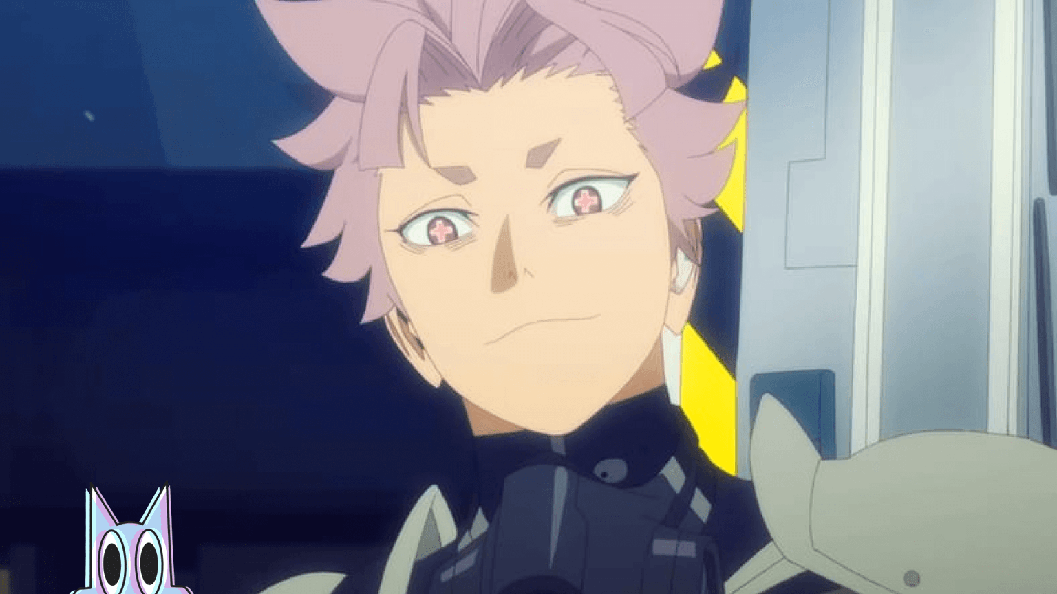 O Capitão Gen Narumi com sua expressão séria em destaque, na análise da estreia da 2ª temporada de Kaiju No. 8.