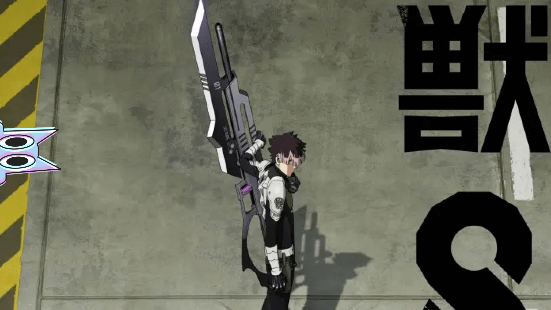 O Capitão Gen Narumi, em banner destaque para a Segunda Temporada de Kaiju No. 8