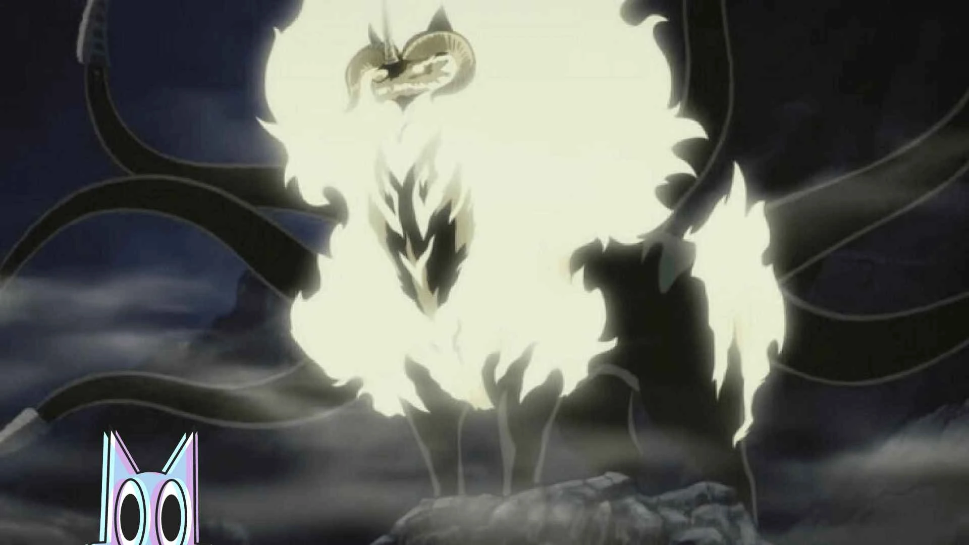 A Calaminade Clevatess em sua forma de besta mágica.