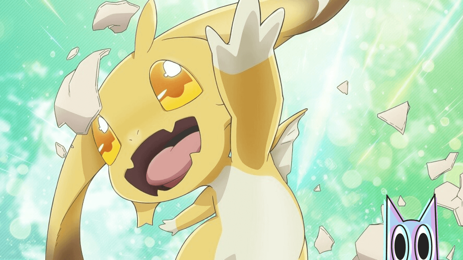 O protagonista dragão em uma de suas formas evoluídas, em uma arte promocional do anime Reincarnated as a Dragon Hatchling.