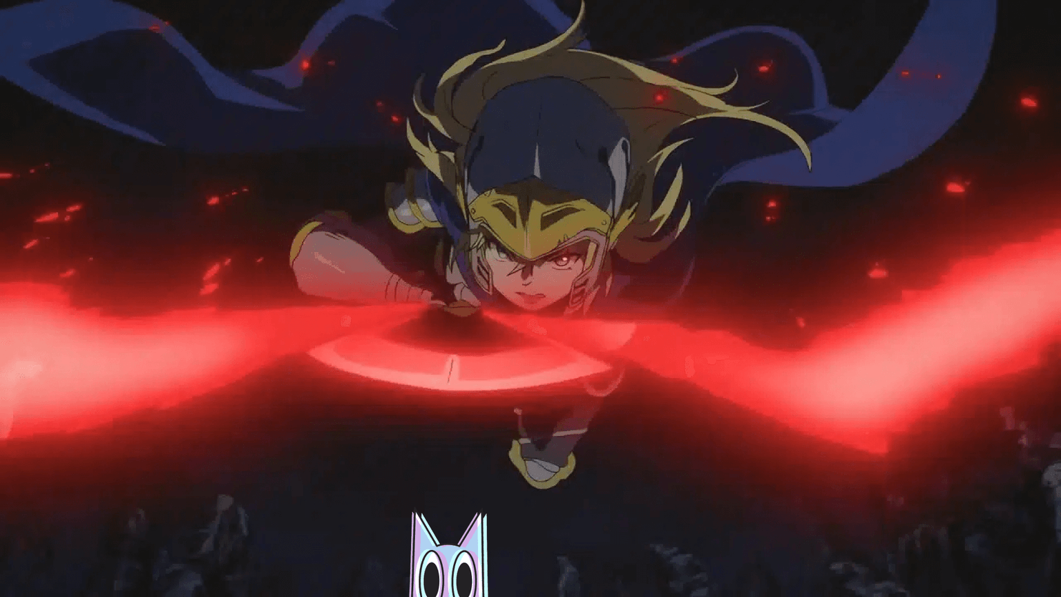 A heroína Alicia de Clevatess com um olhar determinado, segurando a espada lendaria, em uma análise de personagem.