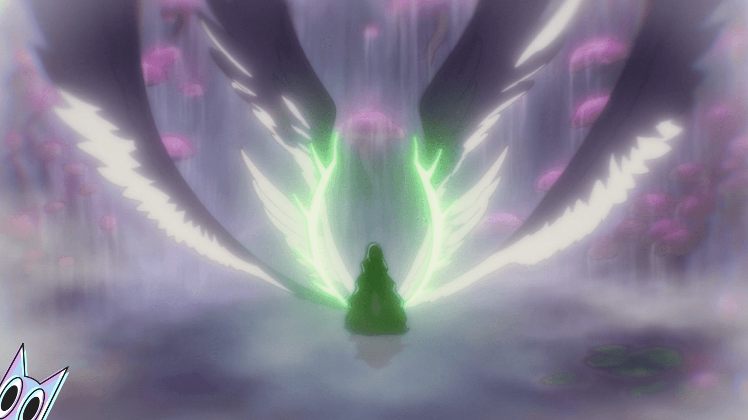 A nova lorde das bestas Zavthier, em uma montagem da análise do episódio 5 de Clevatess.