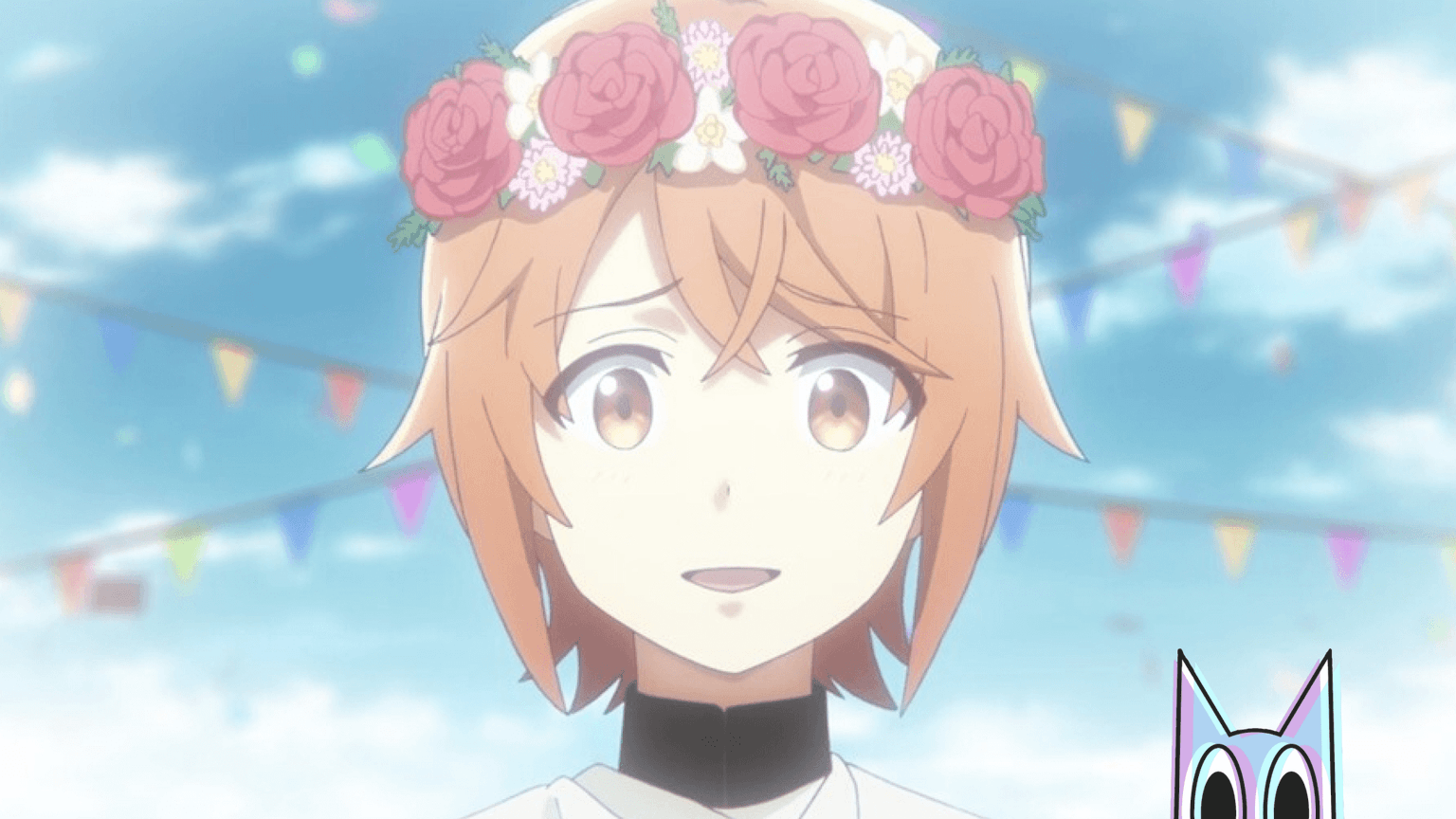 Flum e Milkit, as protagonistas de Roll Over and Die, em uma cena de batalha do novo teaser do anime.