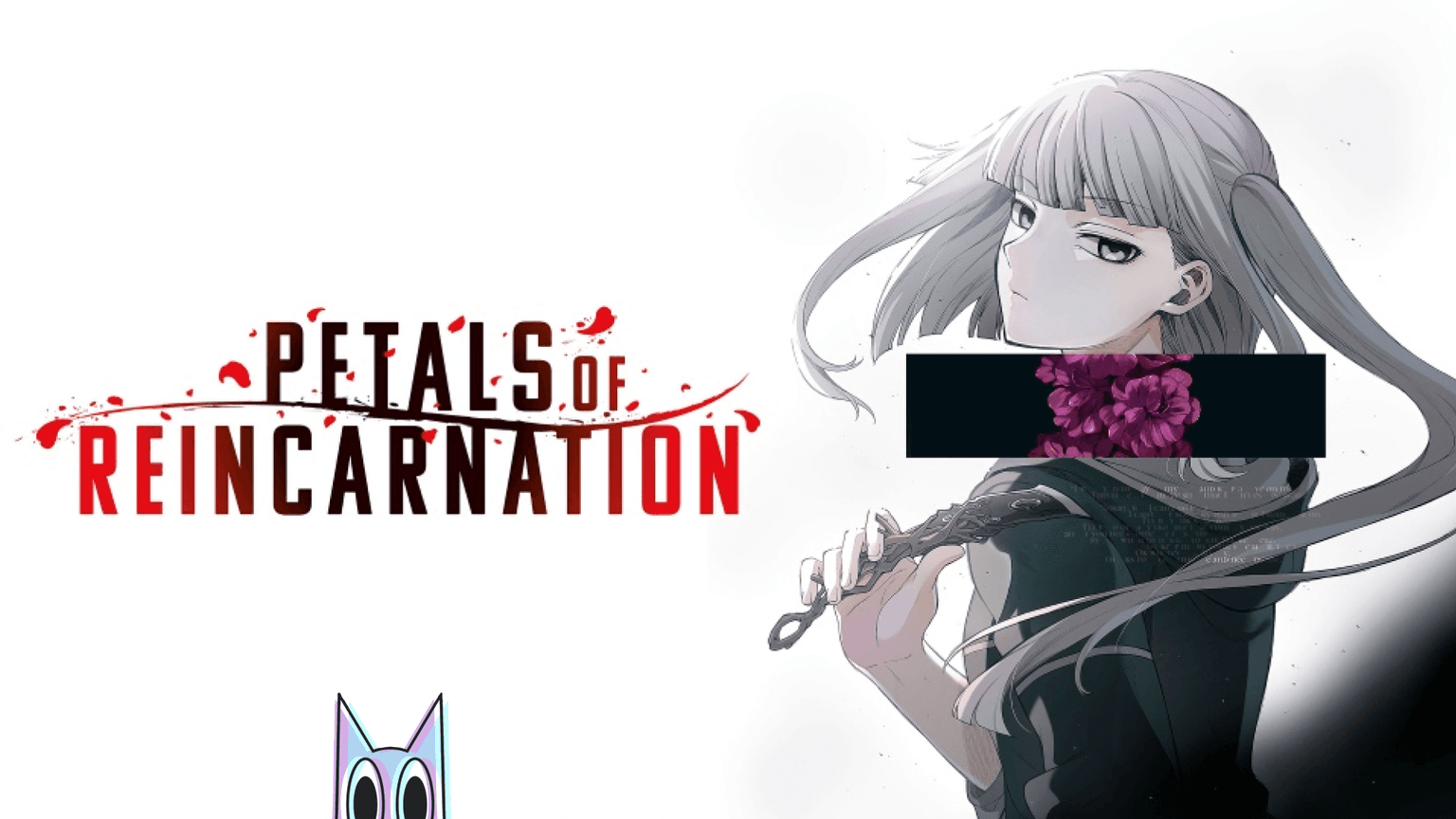 Os protagonistas de Petals of Reincarnation, reencarnações de figuras históricas, em uma batalha épica no primeiro pôster do anime.