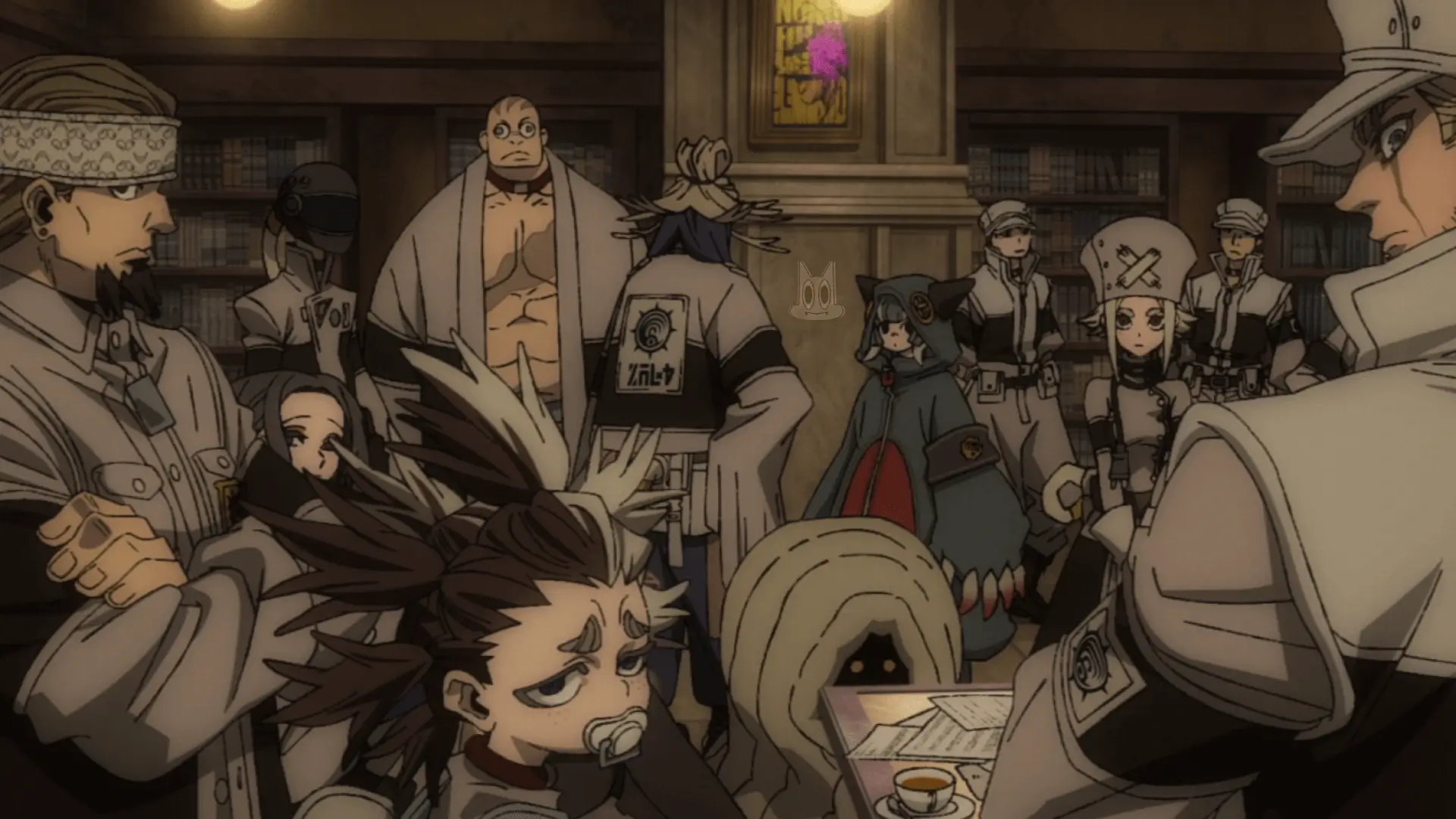 O esquadrão dos Zeladores (Cleaners) de Gachiakuta, reunido em sua base de operações.