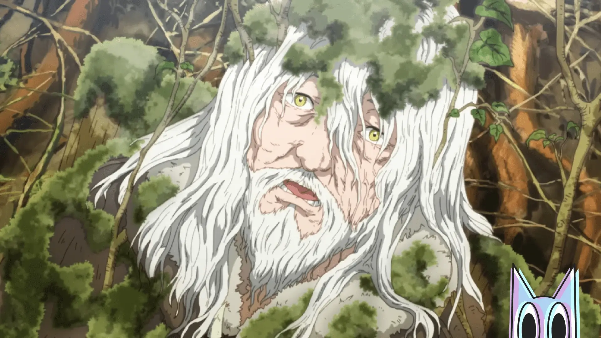 Fushi em uma de suas formas, olhando para o horizonte, na arte promocional da 3ª temporada de To Your Eternity.