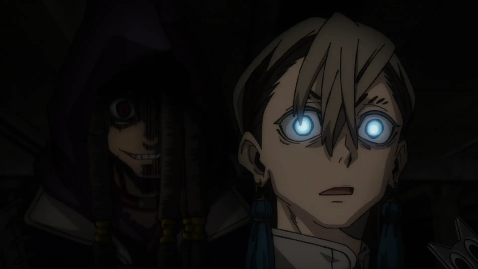 O vilão Jabber Wonger de Gachiakuta com um sorriso sádico, em um guia sobre o personagem.