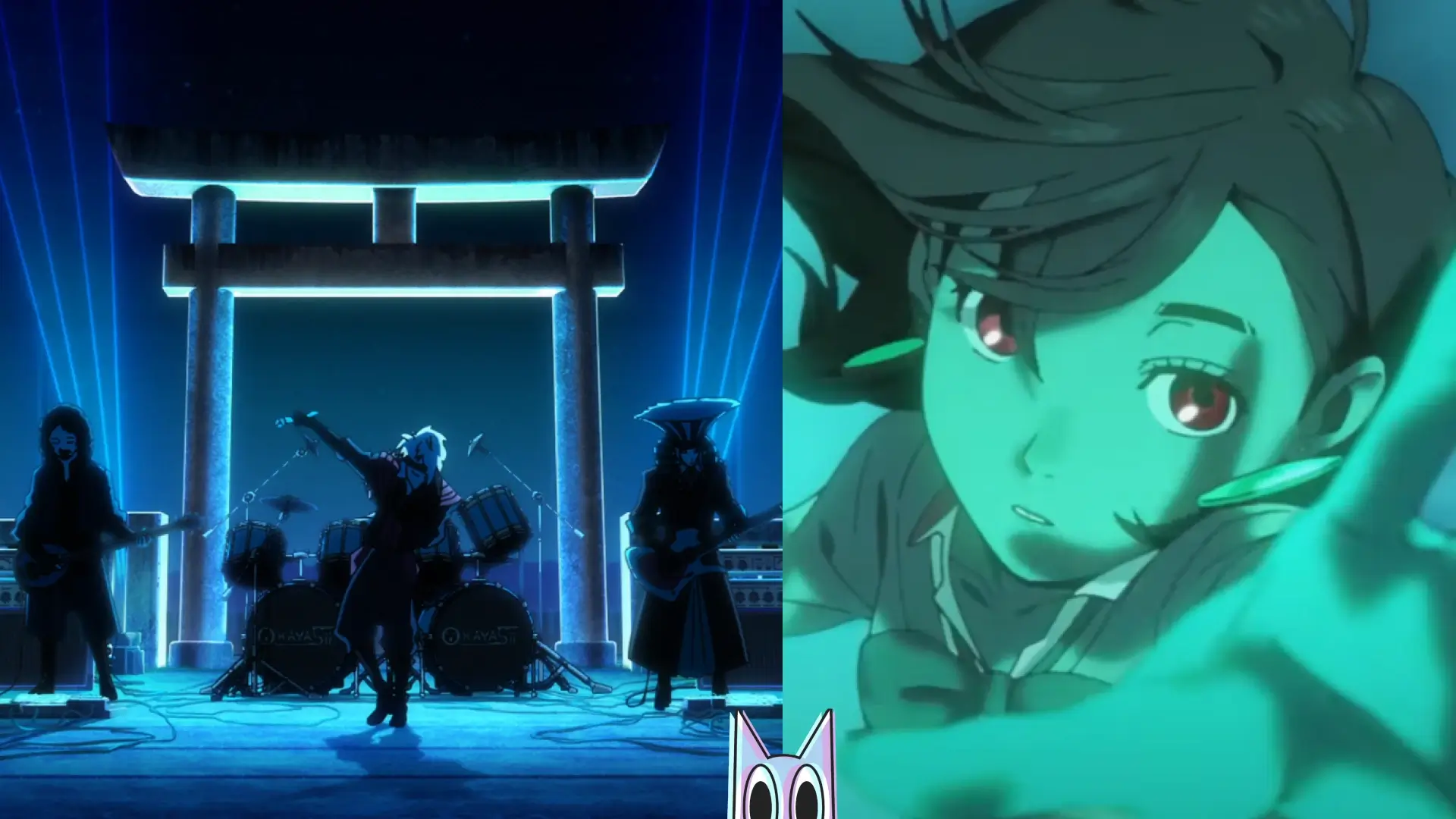 Montagem com cenas icônica da abertura Otonoke como Momo e da musica HAYASii, para o ranking de melhores músicas.