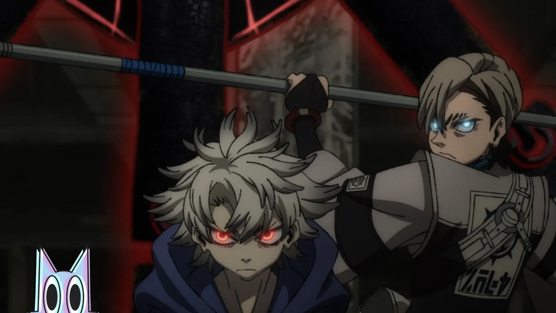 Rudo e Zanka se preparando para atacar Jabber, na análise do trágico final do episódio 7 de Gachiakuta.