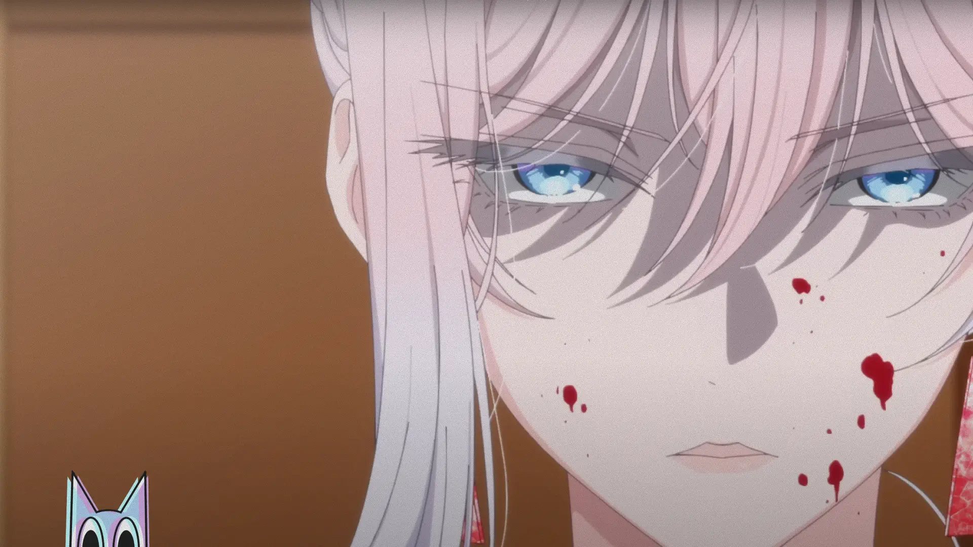 A protagonista Scarlet em uma pose de ação, pronta para a "negociação", no pôster do anime May I Ask for One Final Thing?.