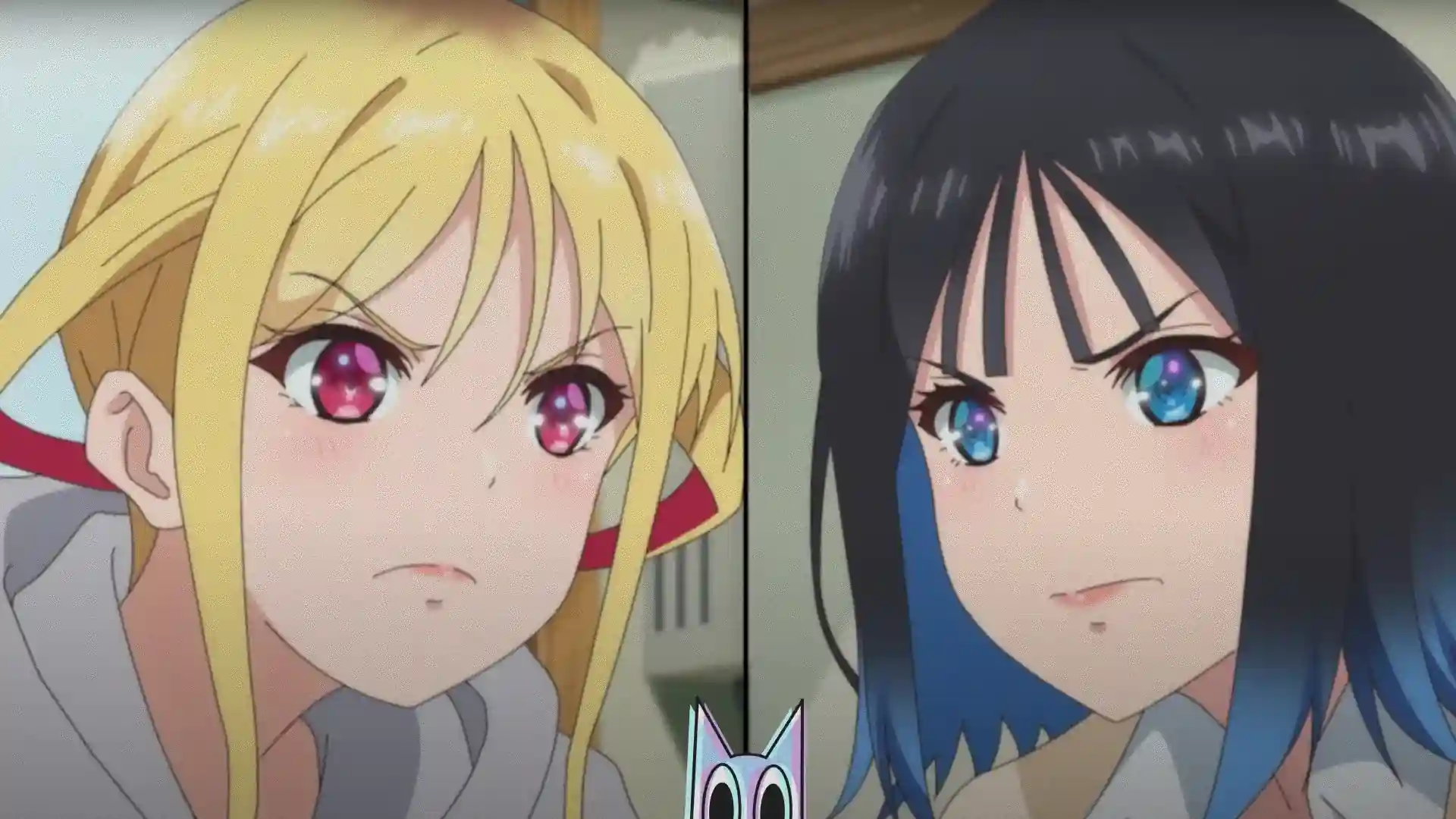 O protagonista Kotesashi e a heroína em destaque no pôster do anime ecchi Sawaranaide Kotesashi-kun.