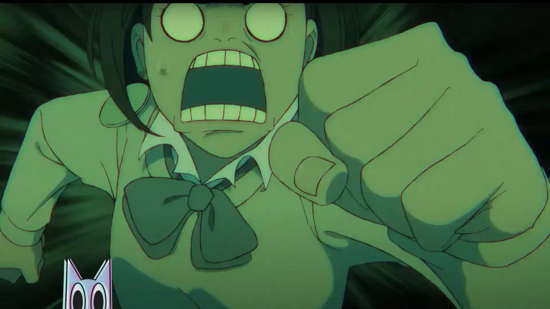 Momo Ayase e Okarun lutando juntos contra uma nova ameaça, em cena da prévia dos próximos episódios de DAN DA DAN.