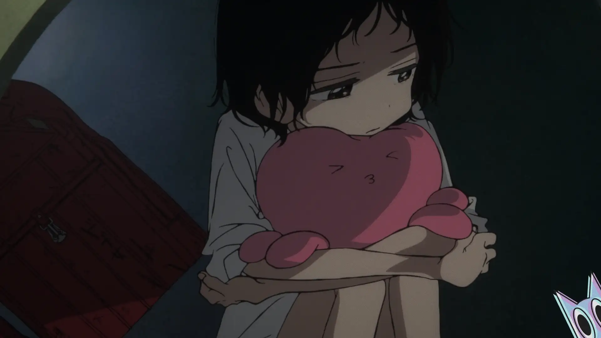 Takopi e Shizuka abraçados, questionando a possibilidade de uma 2ª temporada de Takopis Original Sin.