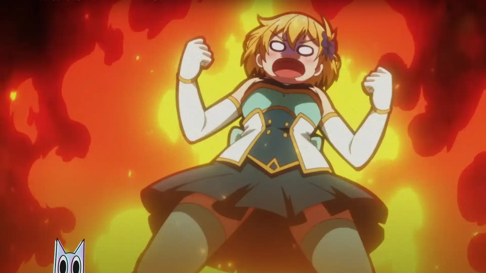 O protagonista Arel em destaque no pôster do anime isekai Hero Without a Class.