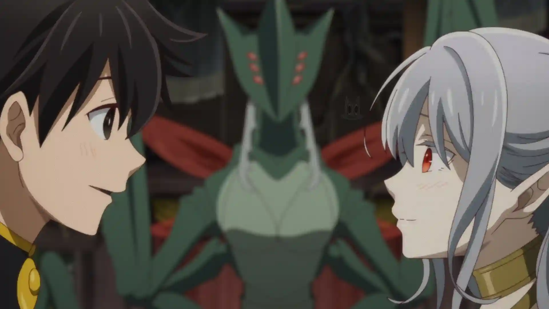 Takuto, Atou e Isla nos episódios finais do anime Apocalypse Bringer Mynoghra destacadas.