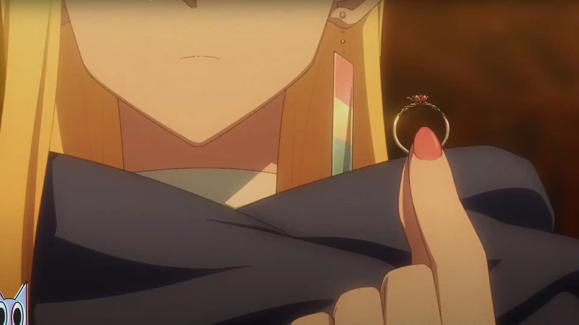 Os protagonistas de Towa no Yugure em um cenário deslumbrante, no pôster do novo anime original da P.A. Works.