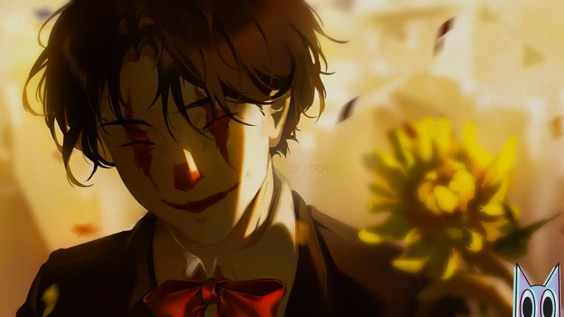 O Louco (Klein) presidindo uma reunião do Clube de Tarô em seu plano astral, com os membros A Justiça e O Enforcado.