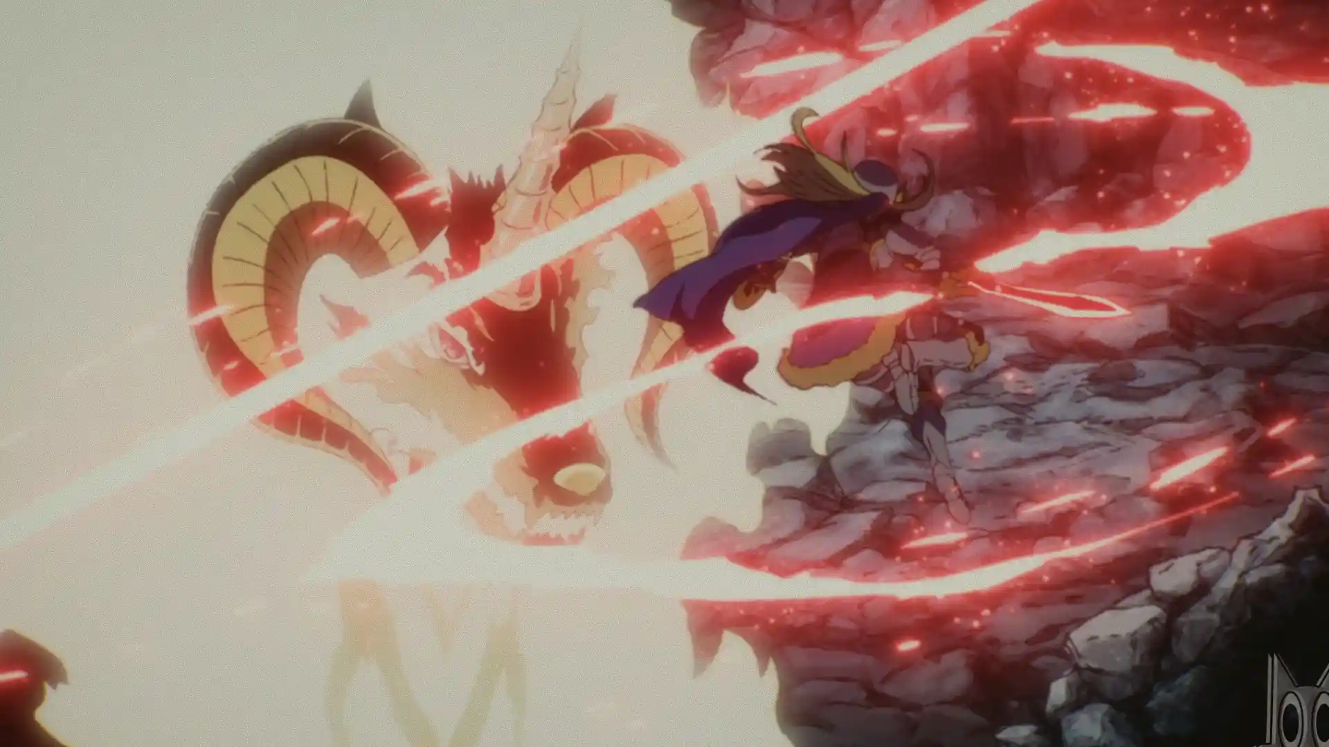 Alicia em sua batalha contra Clevatess, destacando 5 motivos para assistir ao anime.'