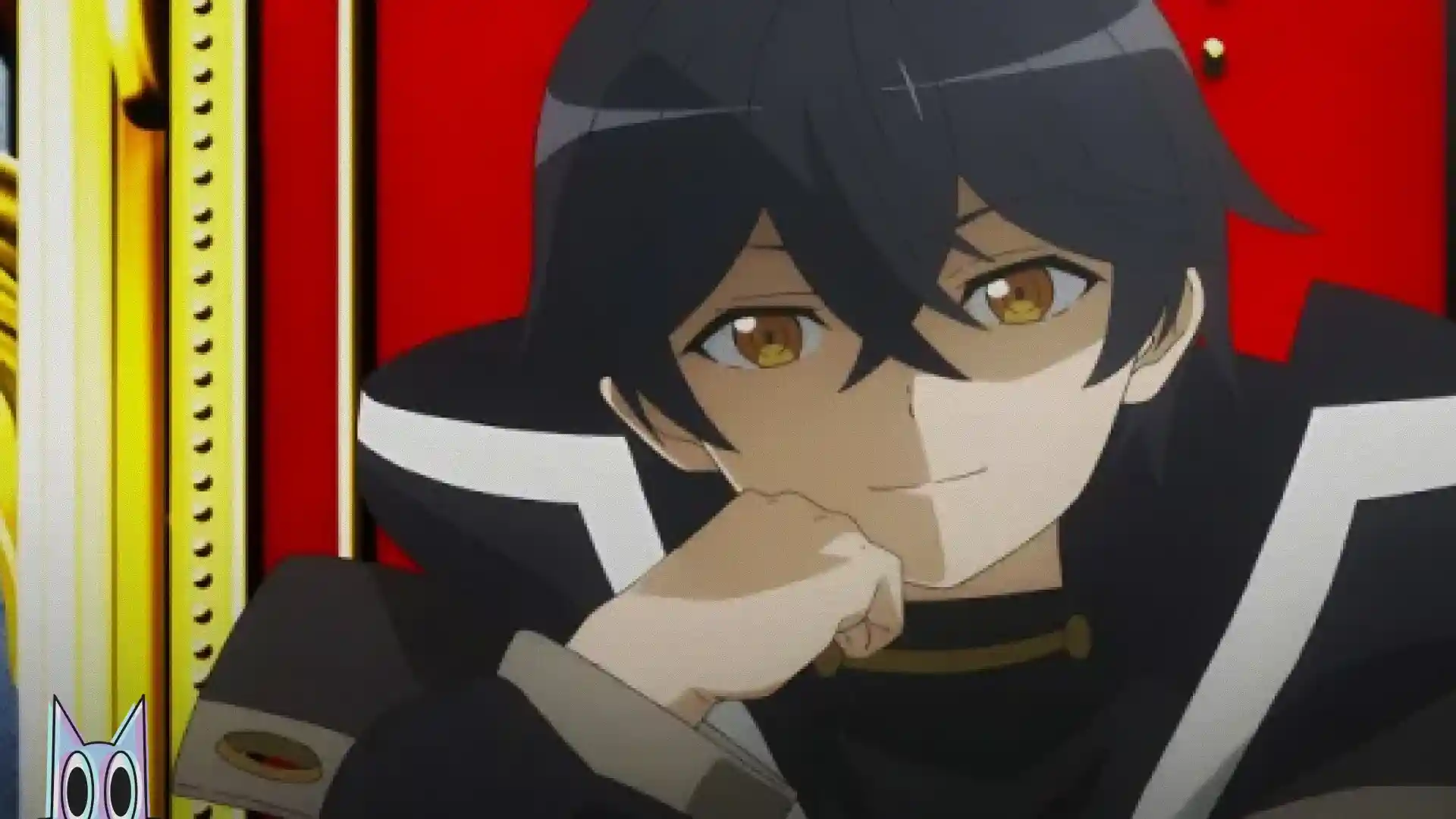 O protagonista Light em seu trono, em um guia sobre o anime My Gift Lvl 9999 Unlimited Gacha.