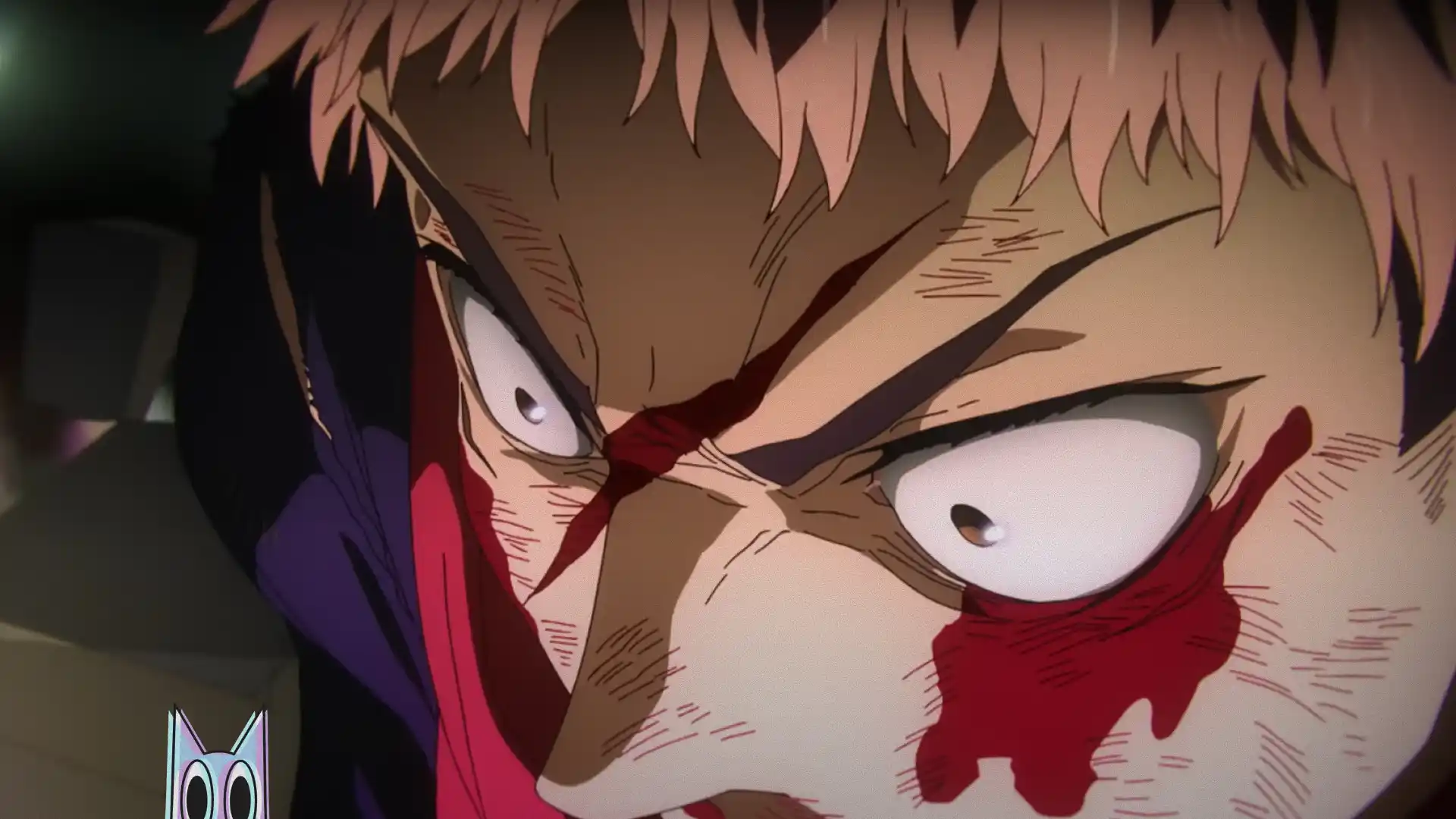 Yuji Itadori e Yuta Okkotsu em destaque no pôster do filme JUJUTSU KAISEN: Execution.