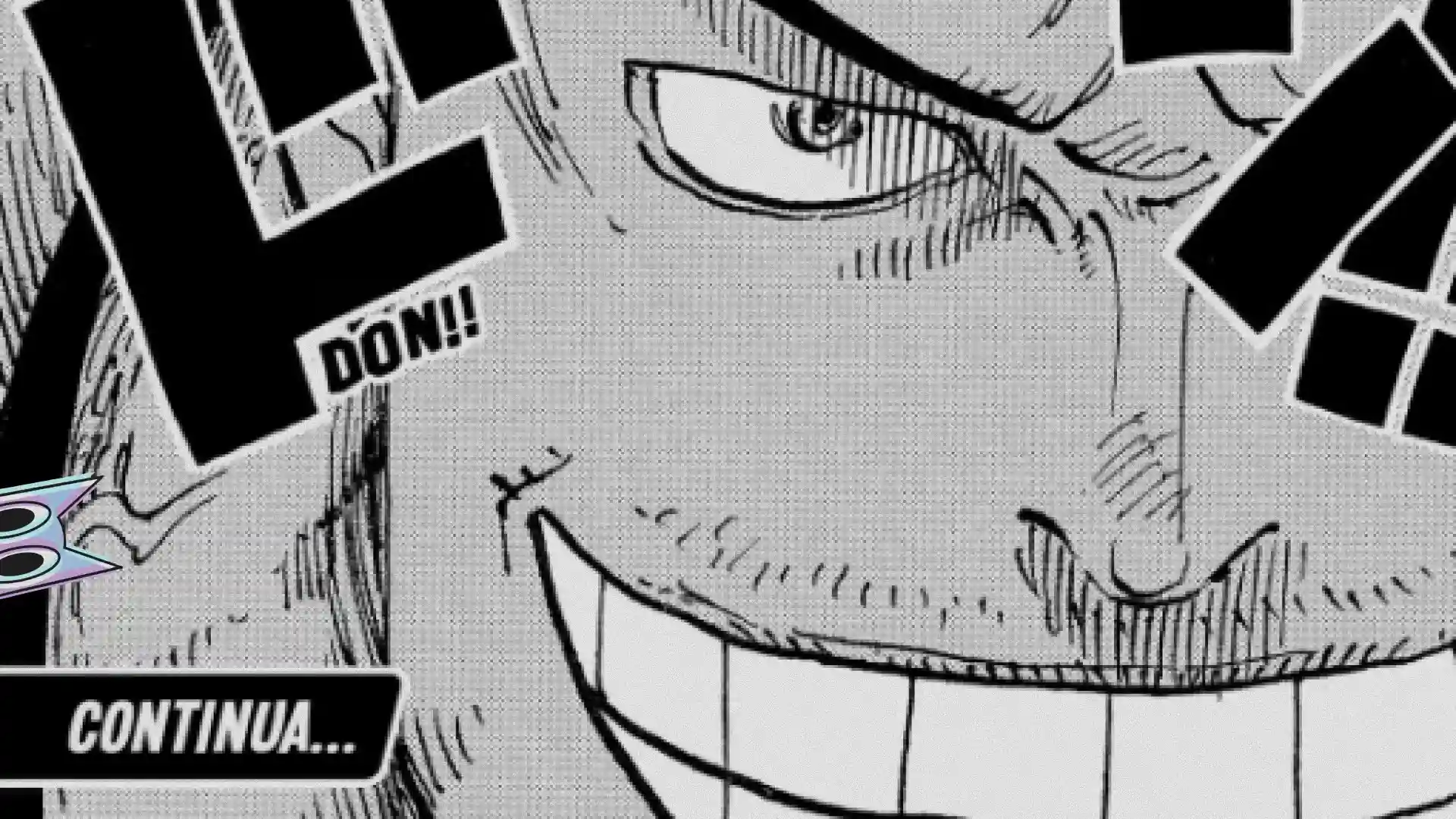 Garp na ultima página do capítulo 1160, informando sobre a pausa do capítulo 1161.