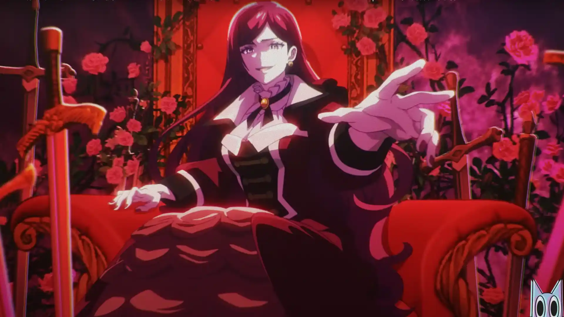 A Rainha Pride Royal Ivy em destaque no pôster de anúncio da 2ª temporada de The Most Heretical Last Boss Queen.