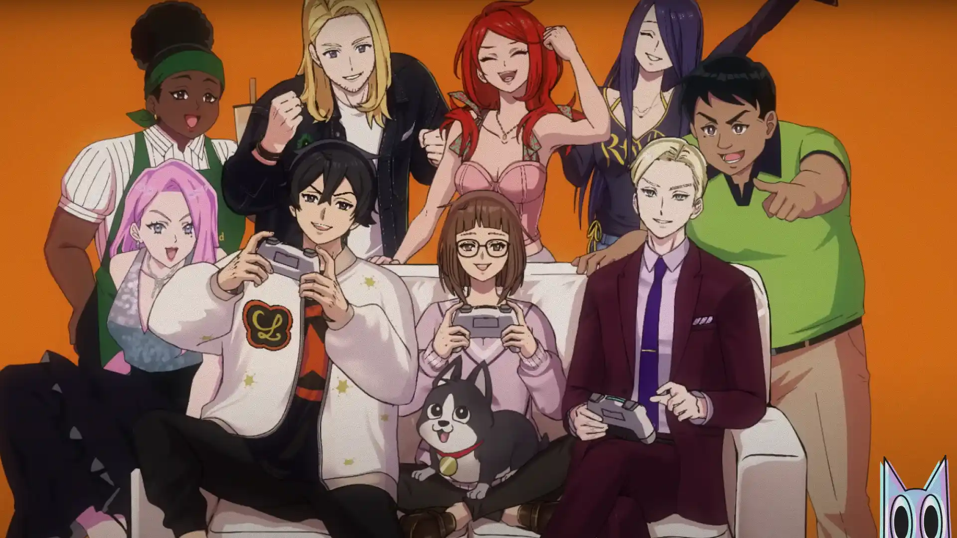 Sam e Marshall Law em destaque na nova arte promocional do anime Let's Play.