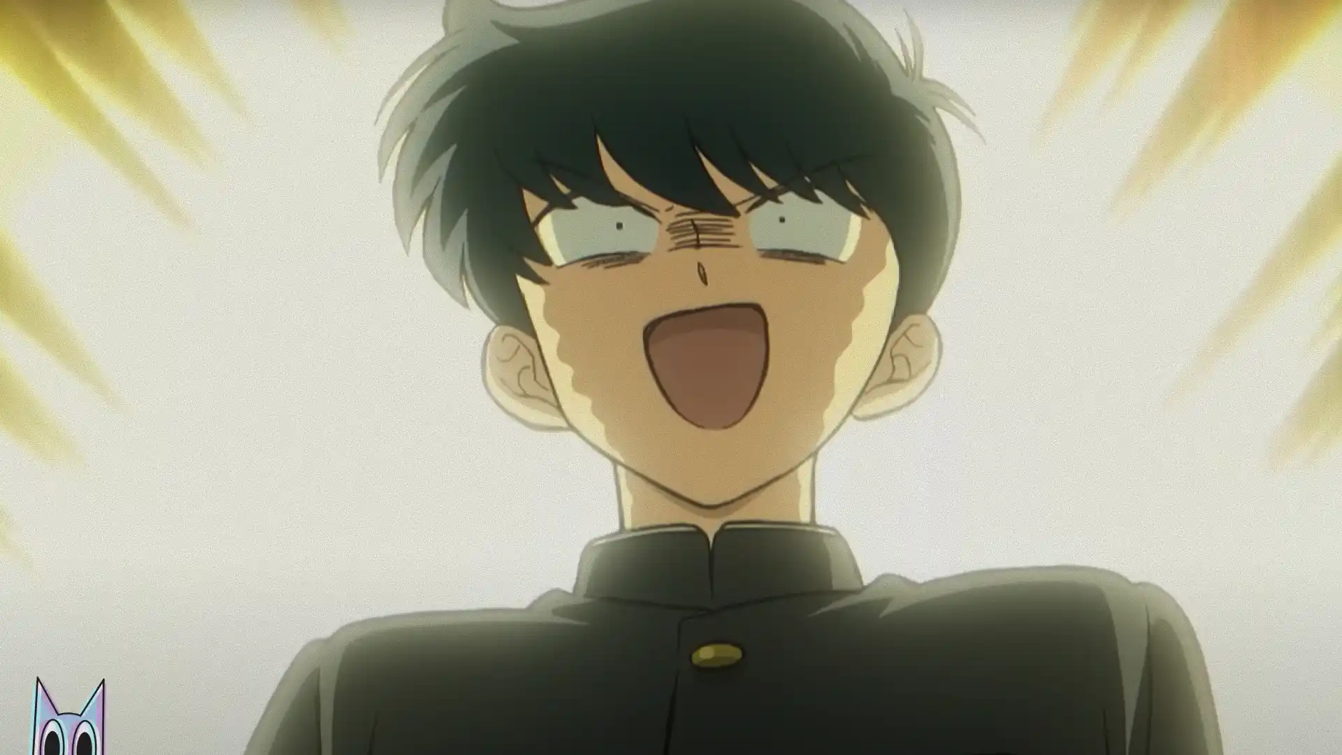 Nakamura-kun e Hirose-kun em destaque no pôster do anime Ganbare! Nakamura-kun!!