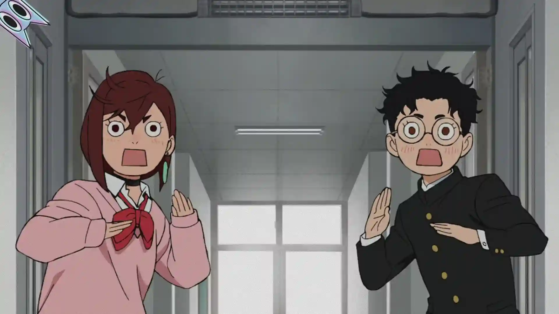 Ikarun e Momo confusos com o novo título de Dandadan: É Assim Que um Amor Começa