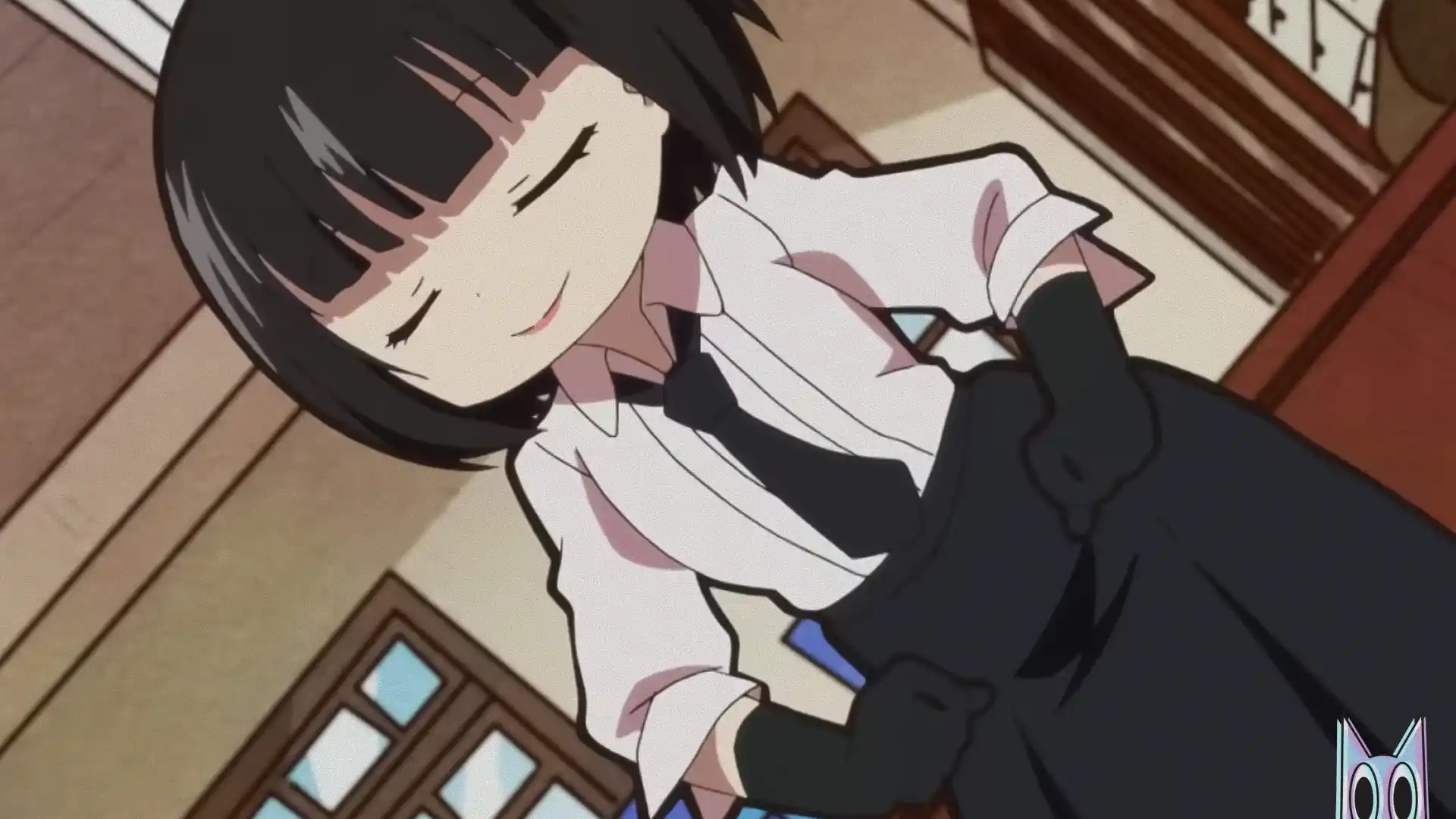 Arte promocional da 2ª temporada de Bungo Stray Dogs WAN!, com Atsushi e Akutagawa em formato chibi.